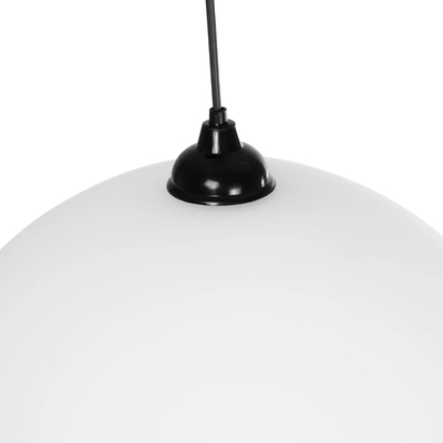 GLOBOSTAR® GABIA 206-0002 Μοντέρνο Κρεμαστό Φωτιστικό Οροφής με Ντουί 1 x E27 AC 220-240V IP20 - Λευκό - Μ40 x Π40 x Υ42cm