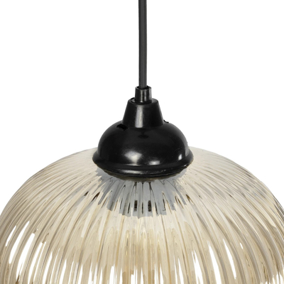 GLOBOSTAR® MELONI 206-0020 Μοντέρνο Κρεμαστό Φωτιστικό Οροφής με Ντουί 1 x E27 AC 220-240V IP20 - Mελί - Μ20 x Π20 x Υ38cm