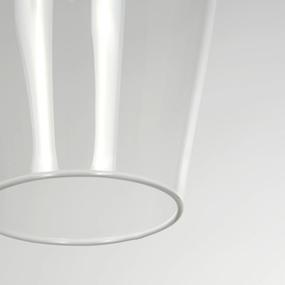 GLOBOSTAR® BOHEMIA 206-0041 Μοντέρνο Κρεμαστό Φωτιστικό Οροφής με Ντουί 1 x E27 AC 220-240V IP20 - Διάφανο - Μ15 x Π15 x Υ40cm