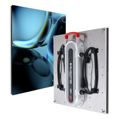 GLOBOSTAR® FLOORWALL 41010 Διαδραστική Οθόνη Πατώματος Video Wall P2.97 Καμπίνα 50x50cm LED 200W 3840Hz 28224 Dots ≥4500cd/㎡ Nits AC 220-240V Εξωτερικού Χώρου IP65 Full Color S1/42 14Bits - Κάρτα Colorlight DL-S65 - Kinglight SMD1415 & CZCL Driver - Μ50 x Π8 x Υ50cm - 2 Χρόνια Εγγύηση