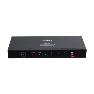 GLOBOSTAR® UGREEN-1x4 41019 Ugreen 1x4 All in One 4K HDMI Signal Splitter για LED Video Controllers - Input Signal W3840 x H2160@60Hz - Είσοδος 1 HDMI σε Έξοδο 4 HDMI - AC 220-240V IP20 - Μ17.7 x Π7.5 x Υ2cm - 2 Χρόνια Εγγύηση