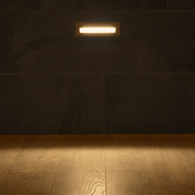 kelvo® STEPART KLV-101-0087 Μοντέρνο Χωνευτό Φωτιστικό Σκαλοπατιού - Διαδρόμου LED 6W 750lm 45° AC 220-240V Αδιάβροχο IP65 Θερμό Λευκό 2700K - Lumileds SMD Chip & TÜV SÜD Driver - Γκρι Ανθρακί Ματ - Μ21 x Π5.5 x Υ6.5cm  / Q20.3 x 5.6cm - 5 Χρόνια Εγγύηση