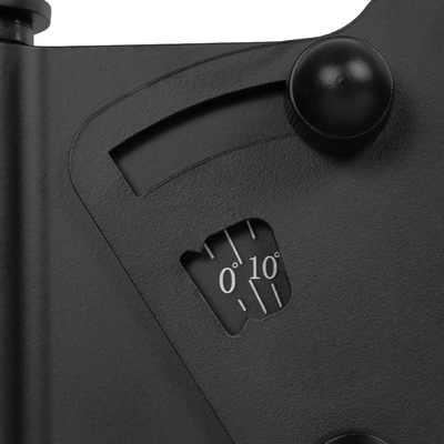 GLOBOSTAR® FDB WB1-1 98035 Επιτοίχια Ρυθμιζόμενη Βάση για Τοποθέτηση Ηχείων - IP20 - Μαύρο - Μ9 x Π25 x Υ20cm