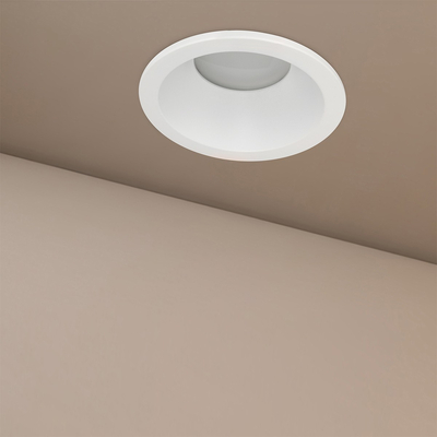 kelvo® SIGMA KLV-101-0042 Χωνευτό Φωτιστικό Downlight Σποτ Μπάνιου για Λάμπα MR16 με Ντουί GU10 AC 220-240V Αδιάβροχο IP65 - Λευκό Ματ - Μ8.5 x Π8.5 x Υ4.4cm / Q7.5cm