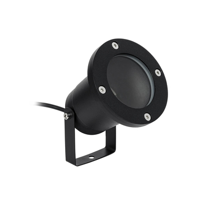 kelvo® GARDELINI KLV-101-0001 Φωτιστικό Σποτ Κήπου για Φυτά & Δέντρα με Καρφωτή Βάση για Λάμπα MR16 με Ντουί GU10 AC 220-240V Αδιάβροχο IP65 - Μαύρο Ματ - Μ10 x Π10 x Υ30cm