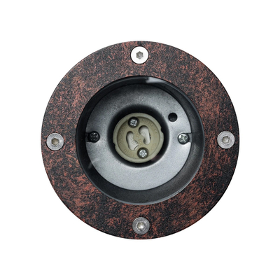 kelvo® GARDELINI KLV-101-0004 Φωτιστικό Σποτ Κήπου για Φυτά & Δέντρα με Καρφωτή Βάση για Λάμπα MR16 με Ντουί GU10 AC 220-240V Αδιάβροχο IP65 - Μπρονζέ Εφέ Σκουριάς Ματ - Μ10 x Π10 x Υ30cm