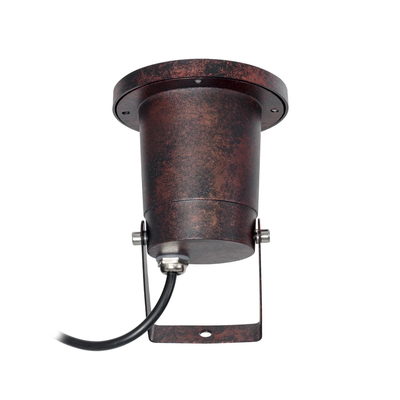 kelvo® GARDELINI KLV-101-0004 Φωτιστικό Σποτ Κήπου για Φυτά & Δέντρα με Καρφωτή Βάση για Λάμπα MR16 με Ντουί GU10 AC 220-240V Αδιάβροχο IP65 - Μπρονζέ Εφέ Σκουριάς Ματ - Μ10 x Π10 x Υ30cm