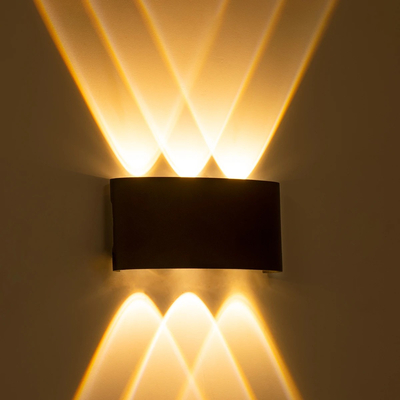 kelvo® SIXOAD KLV-101-0007 Φωτιστικό Τοίχου / Απλίκα LED 18W 1800lm 30° AC 220-240V Αδιάβροχο IP65 Θερμό Λευκό 2700K - CREE XPE Chip & TÜV SÜD Driver - Γκρι Ανθρακί Ματ - Μ17 x Π4 x Υ8cm - 5 Χρόνια Εγγύηση