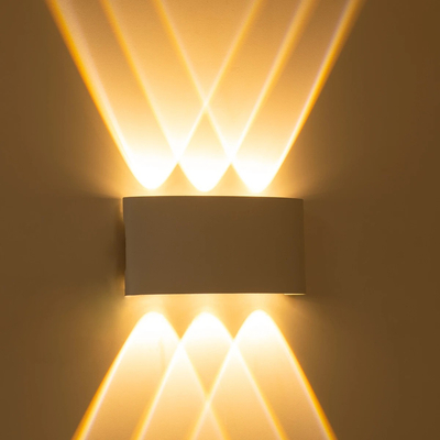 kelvo® SIXOAD KLV-101-0008 Φωτιστικό Τοίχου / Απλίκα LED 18W 1800lm 30° AC 220-240V Αδιάβροχο IP65 Θερμό Λευκό 2700K - CREE XPE Chip & TÜV SÜD Driver - Λευκό Ματ - Μ17 x Π4 x Υ8cm - 5 Χρόνια Εγγύηση