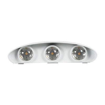 kelvo® SIXOAD KLV-101-0011 Φωτιστικό Τοίχου / Απλίκα LED 18W 1980lm 30° AC 220-240V Αδιάβροχο IP65 Φυσικό Λευκό 4500K - CREE XPE Chip & TÜV SÜD Driver - Λευκό Ματ - Μ17 x Π4 x Υ8cm - 5 Χρόνια Εγγύηση