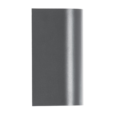 kelvo® MURANO KLV-101-0016 Φωτιστικό Τοίχου / Απλίκα για 2 Λάμπες MR16 με Ντουί GU10 AC 220-240V Αδιάβροχο IP65 - Γκρι Ανθρακί Ματ - Μ8 x Π8 x Υ15cm