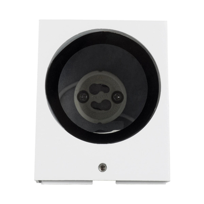 kelvo® BURANO KLV-101-0020 Φωτιστικό Τοίχου / Απλίκα για Λάμπα MR16 με Ντουί GU10 AC 220-240V Αδιάβροχο IP65 - Λευκό Ματ - Μ8 x Π8 x Υ7cm