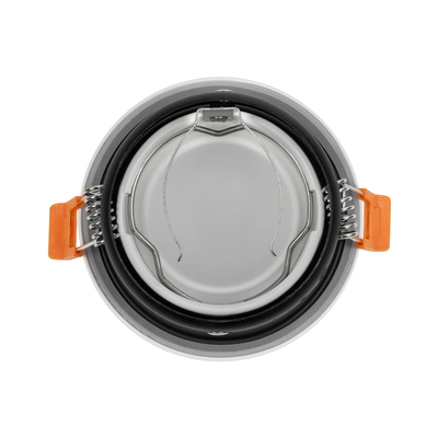kelvo® SIGMA KLV-101-0042 Χωνευτό Φωτιστικό Downlight Σποτ Μπάνιου για Λάμπα MR16 με Ντουί GU10 AC 220-240V Αδιάβροχο IP65 - Λευκό Ματ - Μ8.5 x Π8.5 x Υ4.4cm / Q7.5cm