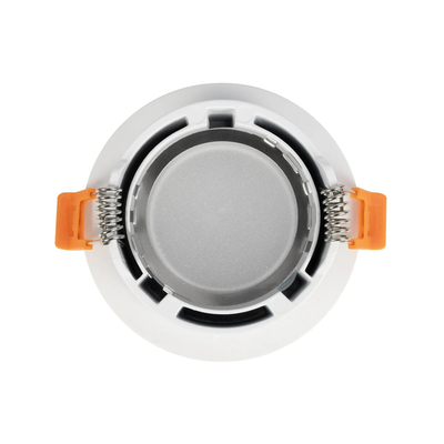 kelvo® LAMDA KLV-101-0045 Χωνευτό Φωτιστικό Downlight Σποτ Μπάνιου για Λάμπα MR16 με Ντουί GU10 AC 220-240V Αδιάβροχο IP65 - Λευκό Ματ - Μ8.5 x Π8.5 x Υ3.5cm / Q7.5cm