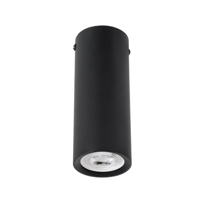kelvo® DUCT KLV-101-0050 Φωτιστικό Downlight Σποτ για Λάμπα MR16 με Ντουί GU10 AC 220-240V IP20 - Μαύρο Ματ - Μ6 x Π6 x Υ15cm