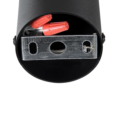 kelvo® DUCT KLV-101-0053 Φωτιστικό Downlight Σποτ για Λάμπα MR16 με Ντουί GU10 AC 220-240V IP20 - Μαύρο Ματ - Μ6 x Π6 x Υ60cm