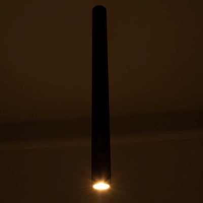 kelvo® DUCT KLV-101-0054 Φωτιστικό Downlight Σποτ για Λάμπα MR16 με Ντουί GU10 AC 220-240V IP20 - Μαύρο Ματ - Μ6 x Π6 x Υ75cm