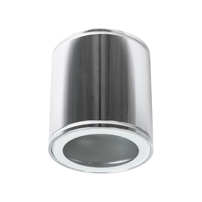 kelvo® MARETTI KLV-101-0057 Φωτιστικό Downlight Σποτ για Λάμπα MR16 με Ντουί GU10 AC 220-240V Αδιάβροχο IP65 - Νίκελ Χρώμιο - Μ9 x Π9 x Υ9cm