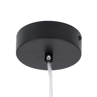 kelvo® CANAL KLV-101-0071 Κρεμαστό Φωτιστικό Οροφής LED 7W 700lm 36° AC 220-240V IP20 Θερμό Λευκό 2700K - Bridgelux COB Chip & TÜV SÜD Driver - Μαύρο Ματ - Μ4 x Π4 x Υ40cm - 5 Χρόνια Εγγύηση