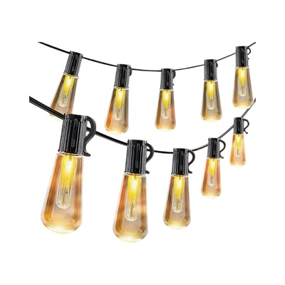 Ηλιακή γιρλάντα φωτισμού LED - 10m - 10Lamps - Warm White - 152950 - Warm White