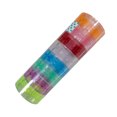 Αυτοκόλλητες ταινίες Σελοτέιπ πολύχρωμες - Σετ 8pcs - 20m x 1.8cm - 273232