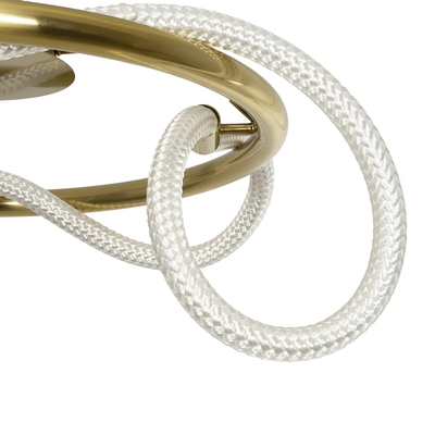 kelvo® GLOW KLV-101-0149 Φωτιστικό Οροφής LED 34W 3400lm 360° AC 220-240V IP20 Ρυθμιζόμενο Λευκό CCT με Χειριστήριο από 2700K έως 6000K Dimmable - Lumileds SMD Chip - Χρυσό Πλατίνα - Μ60 x Π60 x Υ30cm - 3 Χρόνια Εγγύηση