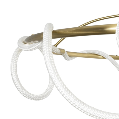 kelvo® GLOW KLV-101-0151 Φωτιστικό Οροφής LED 89W 8900lm 360° AC 220-240V IP20 Ρυθμιζόμενο Λευκό CCT με Χειριστήριο από 2700K έως 6000K Dimmable - Lumileds SMD Chip - Χρυσό Πλατίνα - Μ150 x Π150 x Υ30cm - 3 Χρόνια Εγγύηση