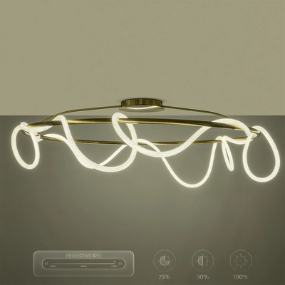 kelvo® GLOW KLV-101-0151 Φωτιστικό Οροφής LED 89W 8900lm 360° AC 220-240V IP20 Ρυθμιζόμενο Λευκό CCT με Χειριστήριο από 2700K έως 6000K Dimmable - Lumileds SMD Chip - Χρυσό Πλατίνα - Μ150 x Π150 x Υ30cm - 3 Χρόνια Εγγύηση