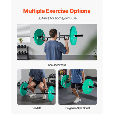 VEVOR Trap Bar Hex Bar, Μπάρα Hex με ανοιχτό πλαίσιο, Μπάρες ώμων χωρητικότητας 50mm 360 kg με λαβές με ραβδώσεις, Εξοπλισμός άρσης βαρών και ενδυνάμωσης, Γυμναστήριο στο σπίτι για καθίσματα, άρσεις θανάτου, πιέσεις ώμων