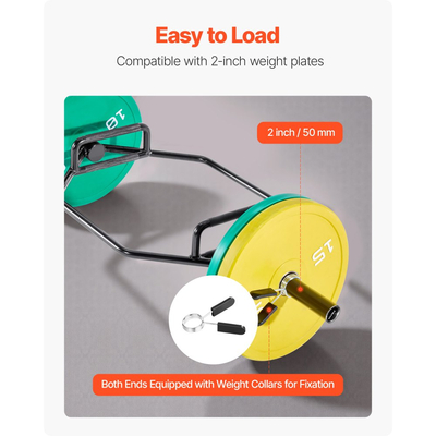 VEVOR Trap Bar Hex Bar, Μπάρα Hex 50mm, Μπάρες ώμων χωρητικότητας 360 kg με λαβές με ραβδώσεις, Εξοπλισμός άρσης βαρών και ενδυνάμωσης, Γυμναστήριο στο σπίτι για καθίσματα, άρσεις θανάτου, πιέσεις ώμων, μαύρο