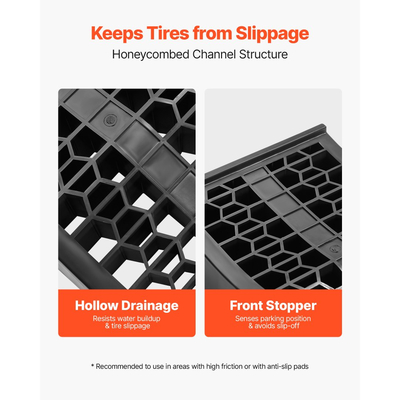 Ράμπες αυτοκινήτων VEVOR, 2 τεμάχια μικτού βάρους 9072 kg, ύψος ανύψωσης 66 mm, φορητές ράμπες χαμηλού προφίλ για συντήρηση γκαράζ σπιτιού και αλλαγή λαδιών, βαρέως τύπου για οχήματα χαμηλού σασί και γρύλο στήριξης