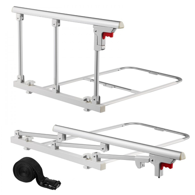 Πτυσσόμενο κάγκελο κρεβατιού VEVOR για ηλικιωμένους, 70 cm βοηθητικό κάγκελο κομοδίνου με ιμάντα στερέωσης, ρυθμιζόμενο ύψος μπαστούνι κομοδίνου, μεταλλική μπάρα κρεβατιού υψηλής αντοχής για ηλικιωμένους, χειρολαβή για κρεβάτια King, Queen, Full, Twin