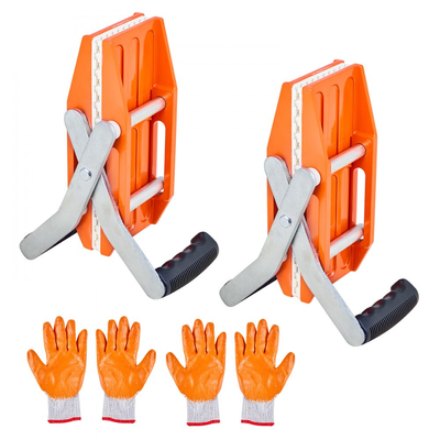 Σφιγκτήρες μεταφοράς πέτρας VEVOR διπλής χρήσης, χωρητικότητα φορτίου 299 kg, 2 τεμάχια μεταφορέων πάνελ γρανίτη, εργαλεία ανύψωσης με επένδυση από καουτσούκ (0-60 mm), σφιγκτήρες ανύψωσης βαρέως τύπου για κόντρα πλακέ, γυαλί, γρανίτη