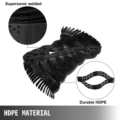 Πλέγμα εδάφους VEVOR Geo Grid 9x17 ft, Πλέγμα Geo Cell πάχους 2 ιντσών, Πλέγμα χαλικιού από υλικό HDPE, Πλέγμα σταθεροποίησης εδάφους 1885 LBS ανά τετρ., Πλέγμα χαλικιού σε εφελκυσμό για δρόμους με κλίση, κήπο