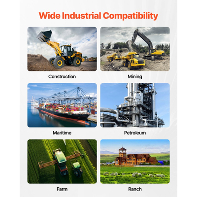 Ψηφιακό κιτ σύνδεσης δοκιμής υδραυλικής πίεσης VEVOR, μετρητής μανόμετρου πίεσης 700 Bar με 2 μετρητές, 9 συνδέσμους δοκιμής, 2 συνδέσμους γρήγορης απελευθέρωσης, 2 εύκαμπτους σωλήνες για μηχανήματα κατασκευών εκσκαφέων