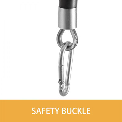 VEVOR Ελατήριο Ισορροπίας 20-33 λίβρες (9-15 κιλά) Ανασυρόμενη βάση εργαλείων Ισορροπιστής εργαλείων μήκους 1,5 μ. με γάντζο και συρματόσχοινο Ρυθμιζόμενος ισορροπιστής Ανασυρόμενος Κρεμαστός Εξοπλισμός Συγκράτησης σε Κίτρινο Χρώμα