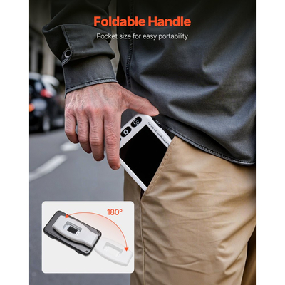 Φορητός Ψηφιακός Μεγεθυντικός Φακός VEVOR, Ηλεκτρονικός Μεγεθυντικός Φακός Βίντεο HD 127 mm για Χαμηλή Έκδοση, Ηλεκτρονικό Βοήθημα Ανάγνωσης 2X - 48X με Διπλό Φακό 13MP για Κοντά & Μακριά, Λειτουργία 26 Χρωμάτων, Έξοδος AV/HDMI & Πτυσσόμενη Λαβή