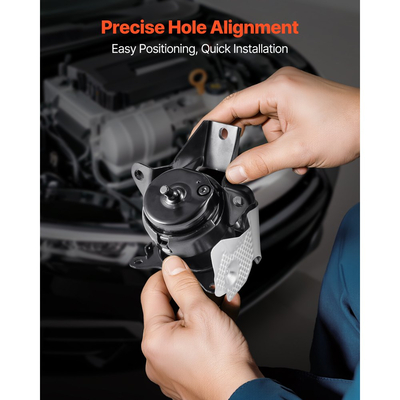 Αντικατάσταση βάσης κινητήρα VEVOR, αριστερή μπροστινή βάση κινητήρα, συμβατή με Chevrolet Silverado 1500 5.3L V8 2014–2018, Ασφαλής στήριξη, Ανθεκτική κατασκευή αλουμινίου, Μαύρο