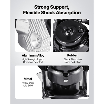 Κιτ αντικατάστασης βάσης κινητήρα VEVOR, σετ 2 τεμαχίων, συμβατό με Chevrolet Silverado 1500 5.3L V8 2014–2018, αντικατάσταση αρχικού αριθμού γνήσιου κωδικού 84175582, 84175583, ασφαλής στήριξη, αριστερές και δεξιές μπροστινές βάσεις