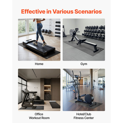 Πατάκι διαδρόμου VEVOR για χαλί, 900 x 2000 x 4 mm, Πατάκι γυμναστικής για διαδρόμους, ελλειπτικό, κωπηλατικό μηχάνημα, προστατευτικό δαπέδου από PVC υψηλής πυκνότητας, αδιάβροχο και αντιολισθητικό για γυμναστήριο στο σπίτι