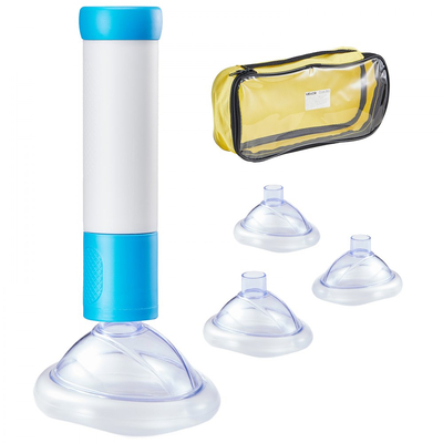 Συσκευή Διάσωσης Πνιγμού VEVOR, Φορητή Συσκευή Αναρρόφησης Αεραγωγών με 4 Μάσκες Πολλαπλών Μεγεθών και 1 Τσάντα Αποθήκευσης, Κιτ Πρώτων Βοηθειών για την Αφαίρεση Μπλοκαρισμένων Αντικειμένων, για Σπίτι, Σχολείο, Ταξίδια