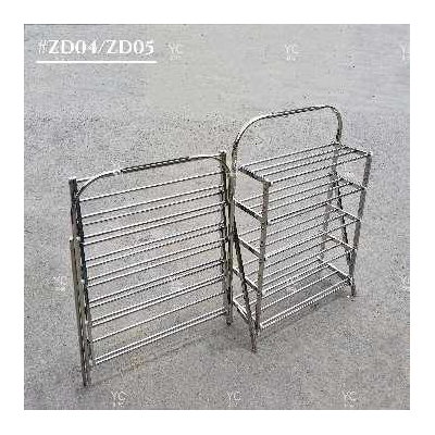 Πτυσσόμενη ραφιέρα παπουτσιών αλουμινίου 4 επιπέδων - ZD04 - 522664