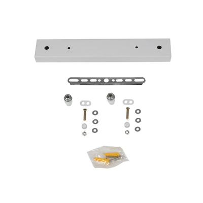 GLOBOSTAR® WALLBASE 77520 Γραμμική Μεταλλική Ροζέτα για Κρέμαση 2 Φωτιστικών - Λευκό - Μ30 x Π5 x Υ4cm