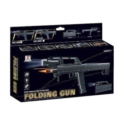 Παιδικό ηλεκτρονικό όπλο με φακό - 988 - 117221
