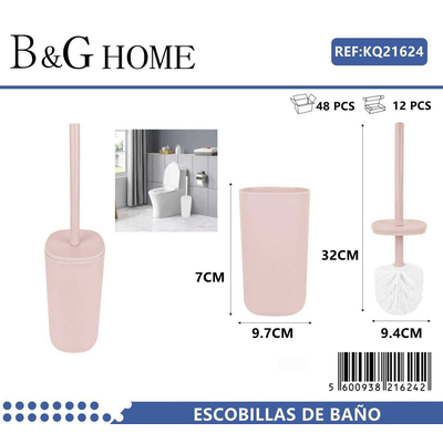 Βουρτσάκι τουαλέτας - Πιγκάλ - Light Pink - 21624