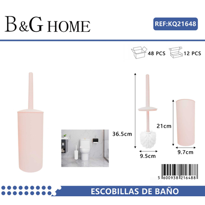 Βουρτσάκι τουαλέτας - Πιγκάλ - Light Pink - 21648