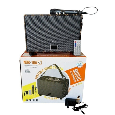Ασύρματο ηχείο Bluetooth με μικρόφωνο Karaoke - NDR-16A - 417072