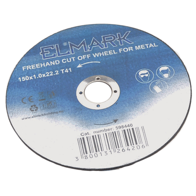 FREEHAND CUT OFF WHEEL FOR METAL 150x3.0x22.2 T41