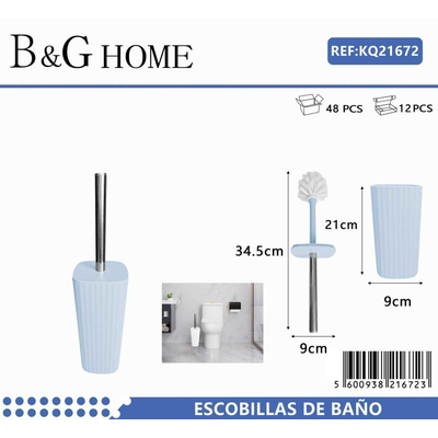 Βουρτσάκι τουαλέτας - Πιγκάλ - Light Blue - 21672