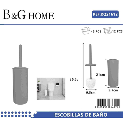 Βουρτσάκι τουαλέτας - Πιγκάλ - Grey - 21612